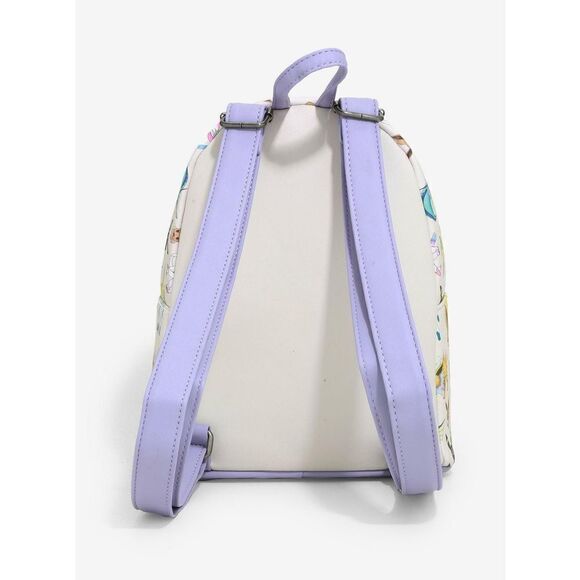 LOUNGEFLY POKEMON eevee evolutions EEVEELUTIONS water color MINI BACKPACK - Picture 3 of 3